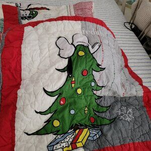 Pottery Barn Snoopy Twin Quilt & Shams
